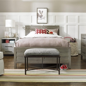 Item # 012FB Grey Full Reading Bed - Available in Twin Size<br><br>Features Snake Light<br><br>Plywood slat roll bed foundations, stronger than wooden slats<br><br>Adjustable levelers<br><br>High-low bed rail positioning<br><br>Bed rails bolt firmly together, no 